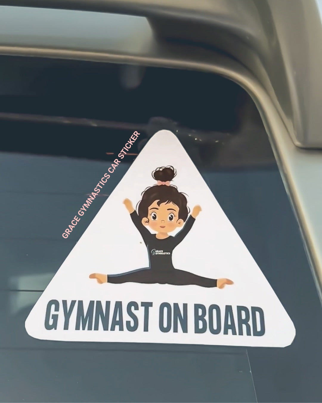 Gymnast Car Sticker