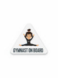Gymnast Car Sticker