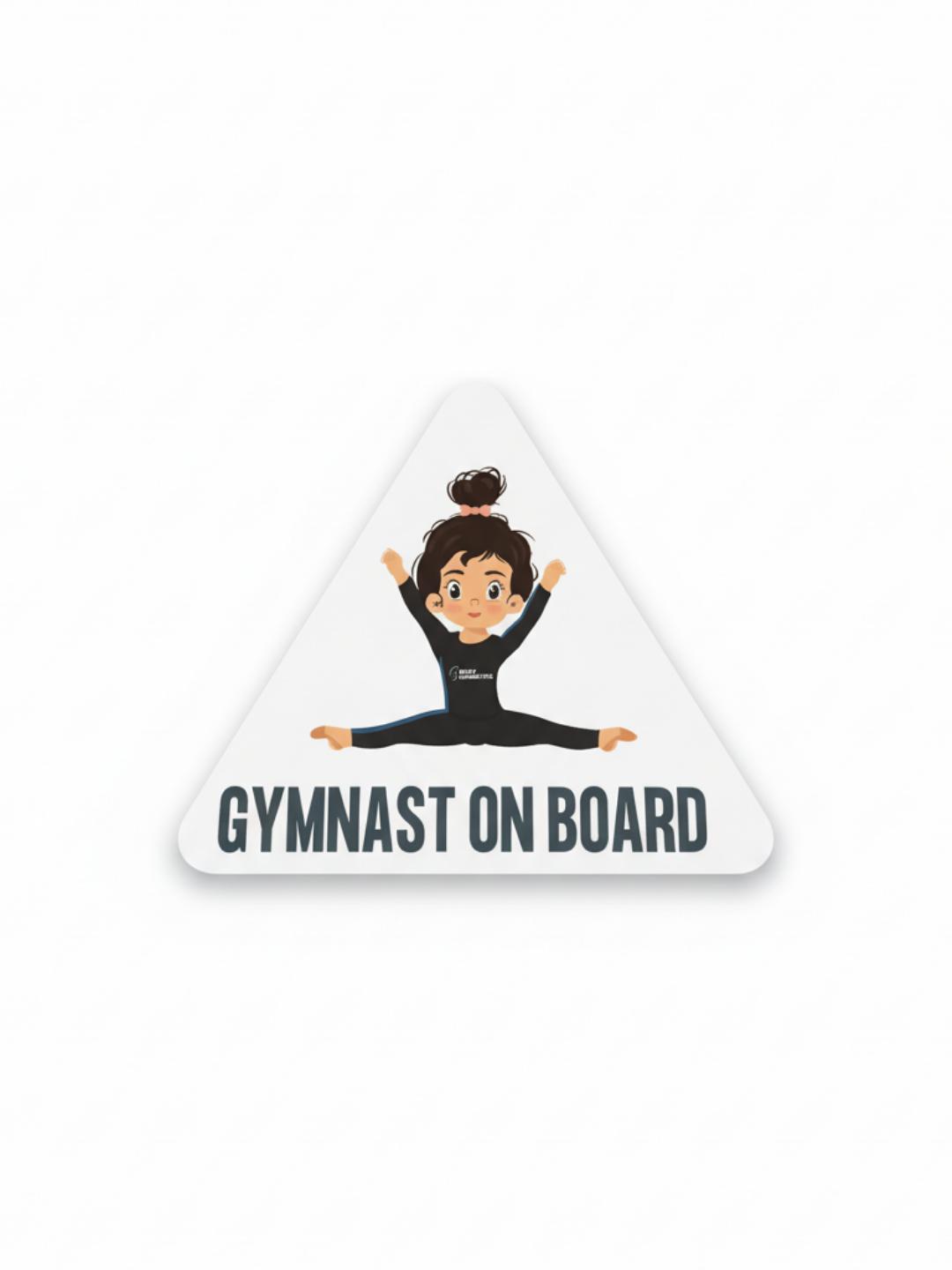 Gymnast Car Sticker